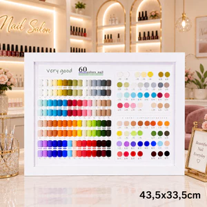 6/9/12/24/35/60 Bảng trưng bày mẫu móng - Bảng trưng mẫu decor phòng tiệm nail