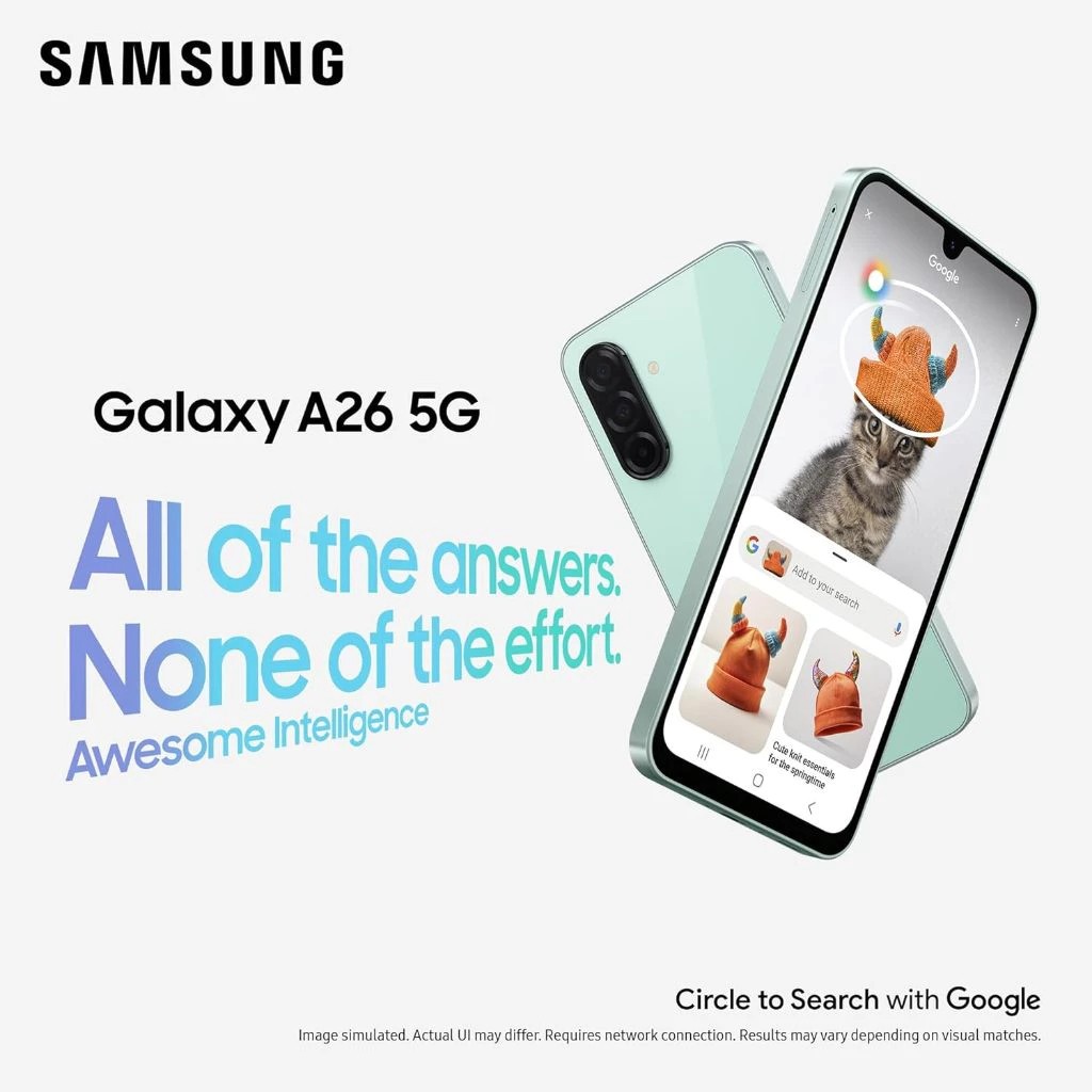 Samsung A26 5G 8GB+256GB | Màn hình 6.7" FHD+ Super AMOLED | Camera 50MP | Kháng nước IP67