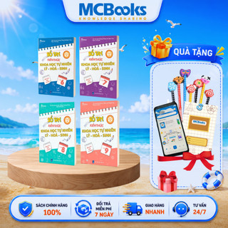 Sách - Combo Sổ Tay Kiến Thức Khoa Học Tự Nhiên Lý - Hóa - Sinh Lớp 6,7,8,9