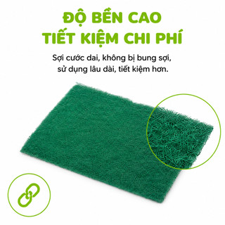 Cước Chà Nồi Xanh Đa Năng Sợi Cước Cao Cấp GD70 - Miếng Cước Rửa Chén Bát Đa Năng Sợi Cước Tổng Hợp