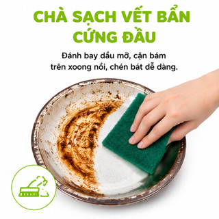 Cước Chà Nồi Xanh Đa Năng Sợi Cước Cao Cấp GD70 - Miếng Cước Rửa Chén Bát Đa Năng Sợi Cước Tổng Hợp