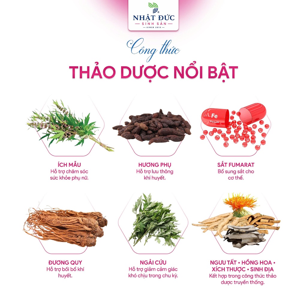 An Kinh Ích Mẫu 800mg Nhật Đức Hỗ Trợ Chu Kỳ Kinh Đều Hơn Giảm Khó Chịu Ngày Hành Kinh Hộp 30 Viên