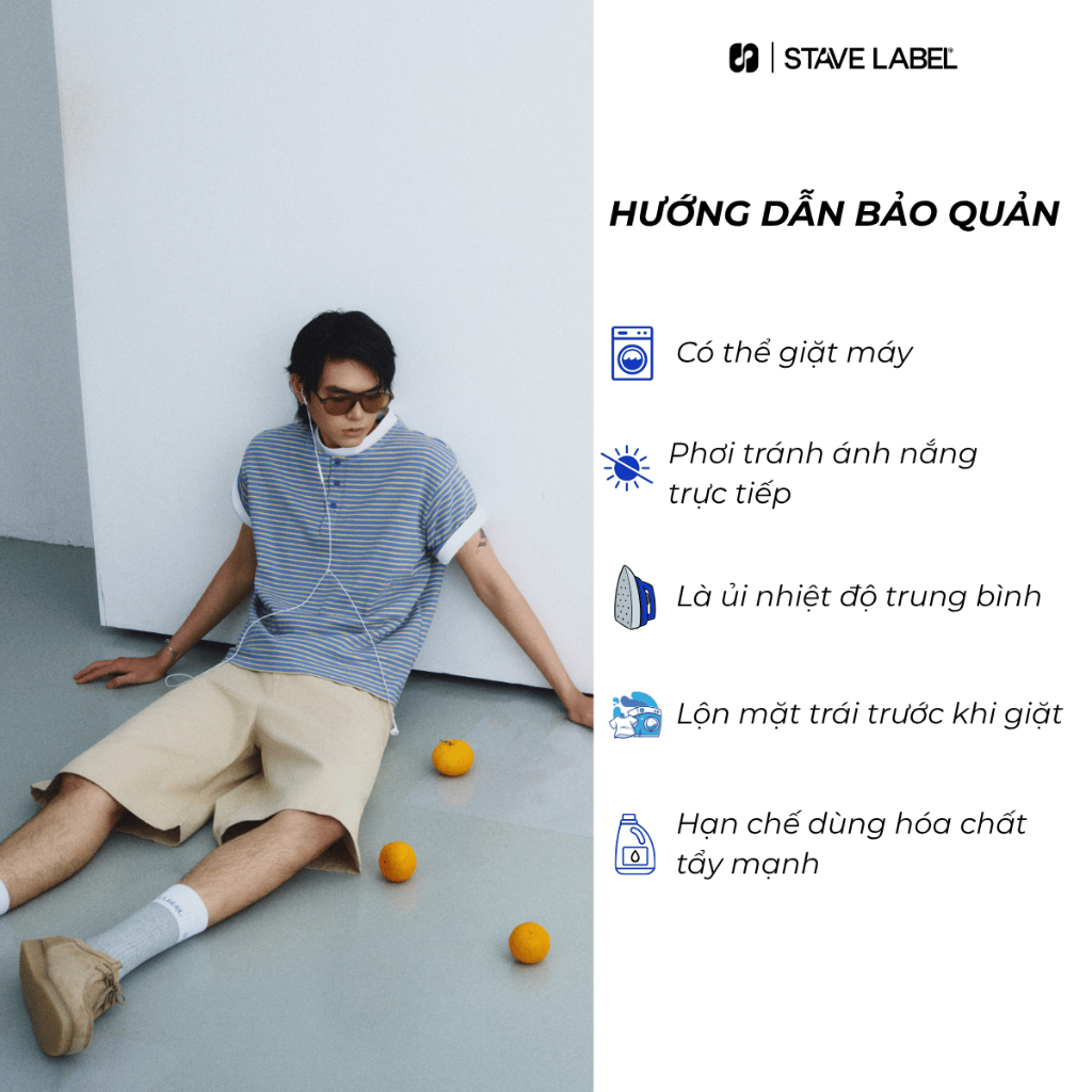 Áo thun nam, áo tay ngắn Harmony Tee Stave Lable cổ trụ chất Cotton cao cấp, thanh lịch, mềm mại, thoải mái | BigBuy360 - bigbuy360.vn