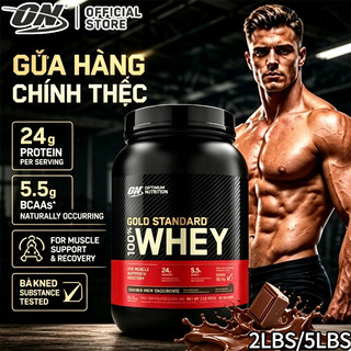 ON 100% Gold Standard 2 lbs Whey Protein Fen - 5.5 Gram BCAA Phục Hồi Cơ Hiệu Quả 24 Gram Chất Lượng Cao