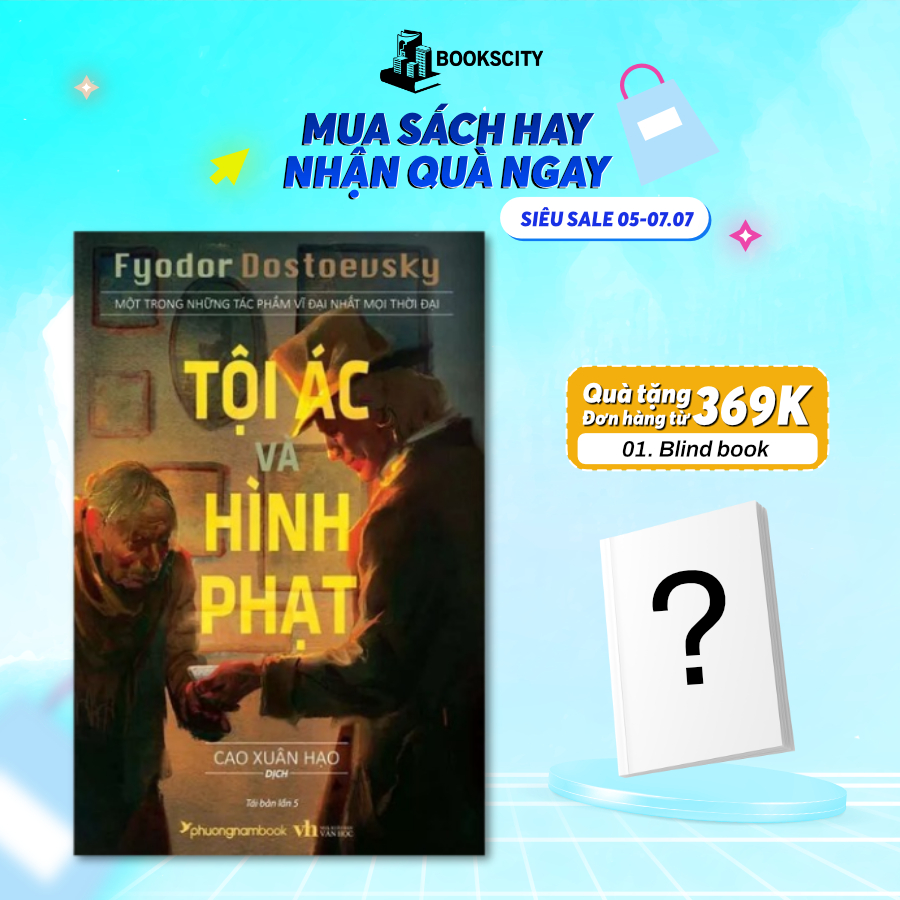 Sách - Tội Ác Và Hình Phạt (tái bản lần thứ 5) - Tác giả Fyodor Dostoevsky