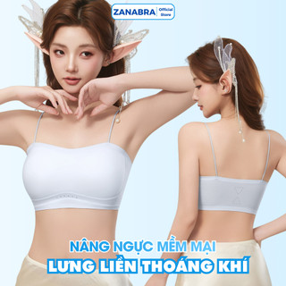 Áo ngực nữ su lạnh lưng liền không gọng, Áo lót mút mỏng 1CM mềm mại ôm ngực tôn dáng ZANABRA 2608