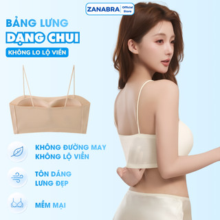 Áo ngực nữ su lạnh lưng liền không gọng, Áo lót mút mỏng 1CM mềm mại ôm ngực tôn dáng ZANABRA 2608