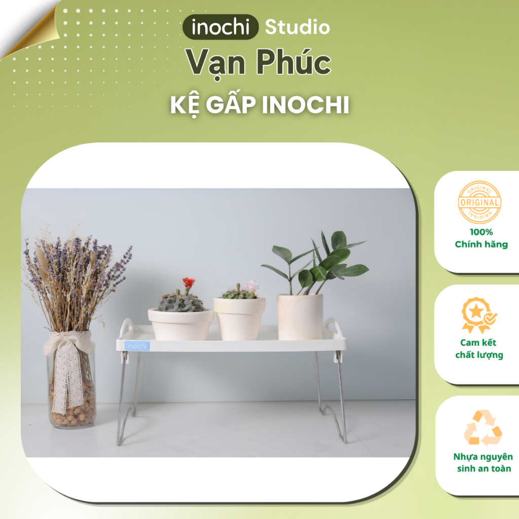 Kệ di động tiện lợi đựng đồ ăn, mỹ phẩm INOCHI, có bánh xe di chuyển dễ dàng. GIAO MÀU NGẪU NHIÊN