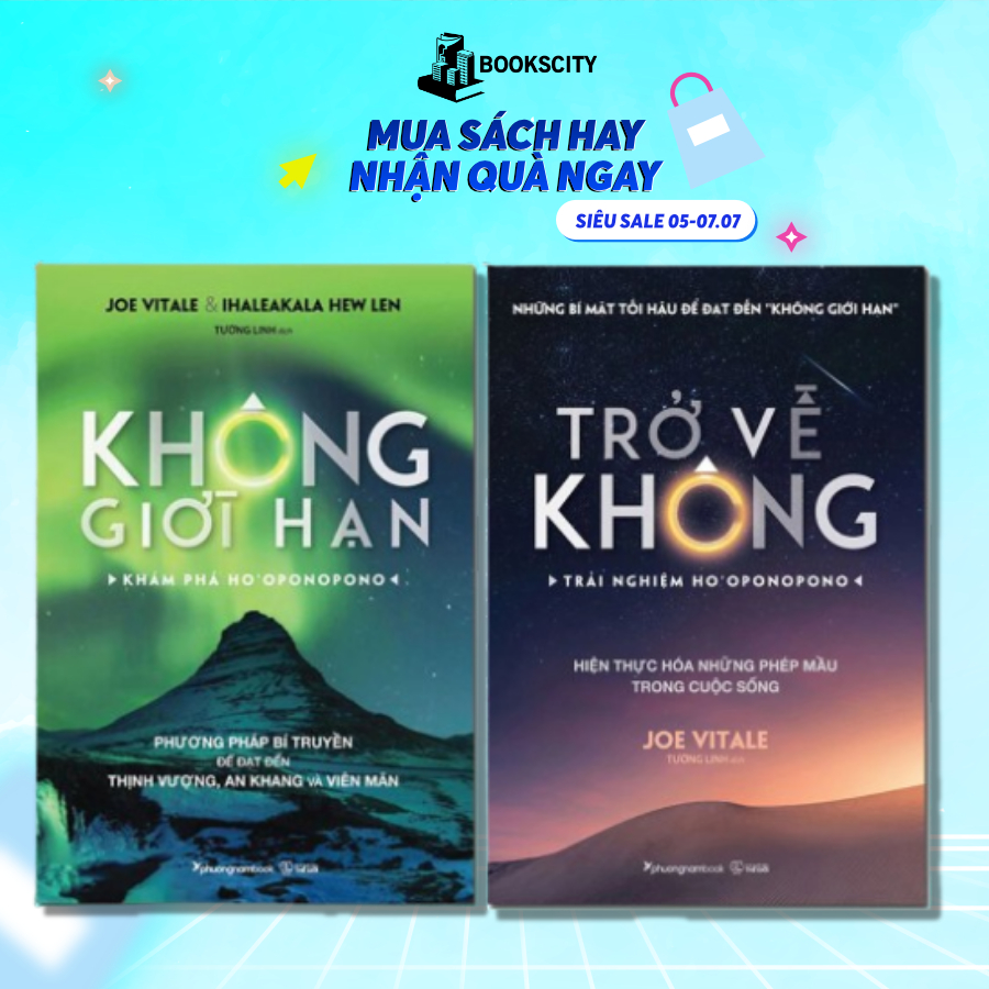 Combo Sách - Trở Về Không & Không Giới Hạn - Joe Vitale
