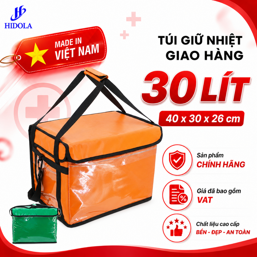 TÚI GIỮ NHIỆT GIAO HÀNG 7039B, 30 LÍT