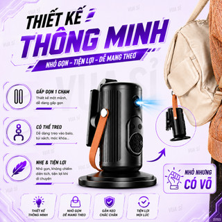 Gimbal VUASI Q04 Điều Khiển Nhận Diện AI Thông Minh Hỗ Trợ Chụp Ảnh, Quay Video Xoay 360 Độ Tự Động