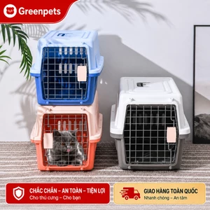 🐈GreenPets🐕Lồng Hàng Không Dành Cho Chó Mèo, Lồng Vận Chuyển Thú Cưng Đi Xa Tiện Lợi