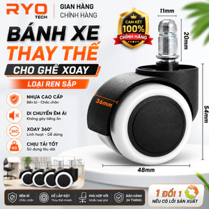 Bánh xe ghế xoay văn phòng thay thế xoay 360 độ, Văn phòng bánh xe 2 inch đa năng