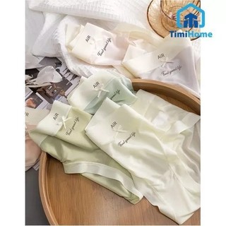 Set 10 Quần Lót Nữ Su Lụa Tàng Hình Chữ Air    - Quần lót nữ air có chất liệu co dãn thun lạnh, co giãn 4 chiều, siêu mề