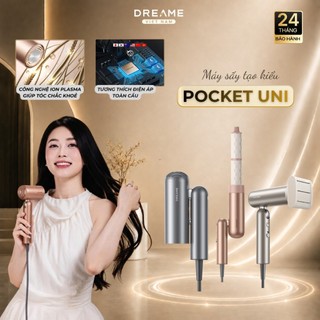 Máy Sấy Tóc Ion Âm Dreame Pocket Uni | Gấp Gọn Tích Hợp Tạo Kiểu Tóc | Sấy Khô Tức Thì | Bảo Hành 24 Tháng
