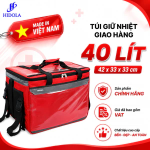 TÚI GIAO HÀNG GIỮ NHIỆT HIDOLA 7189, 40 LÍT