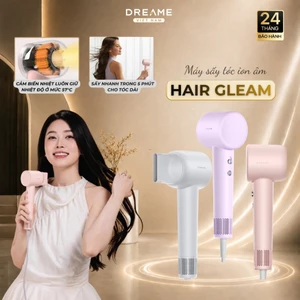 Máy Sấy Tóc Ion Âm Dreame Hair Gleam | 4 Chế Độ Sấy Nóng Lạnh | 200 Triệu Ion Âm | Bảo Hành 24 Tháng
