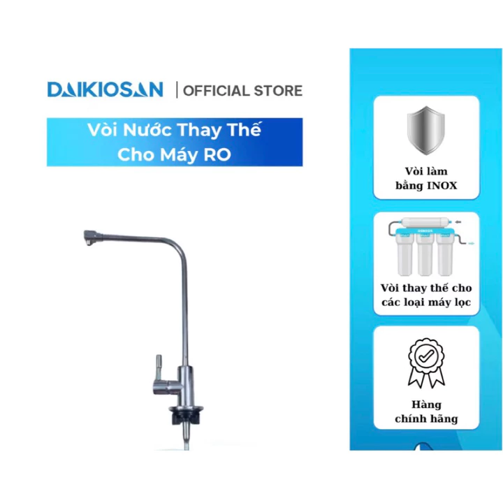 Bộ Vòi Nước Daikiosan Thay Thế Cho Các Loại Máy Lọc Nước RO Makano Đại Việt Chất Liệu Cao Cấp Bền Bỉ – Hàng chính hãng