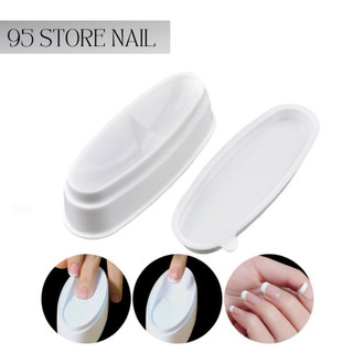 khay đựng bột nhũ nhúng móng nail bằng nhựa