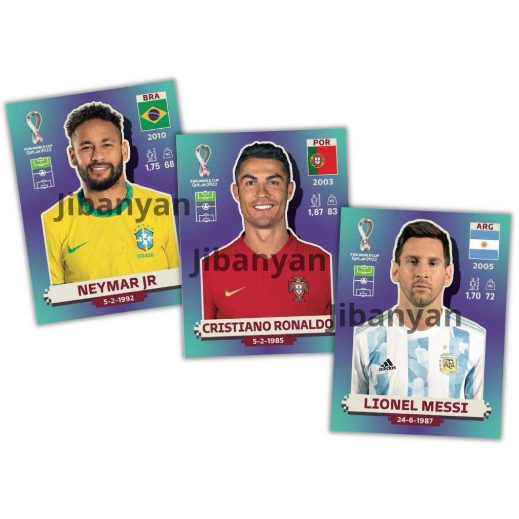Thẻ cầu thủ bóng đá World Cup 2022