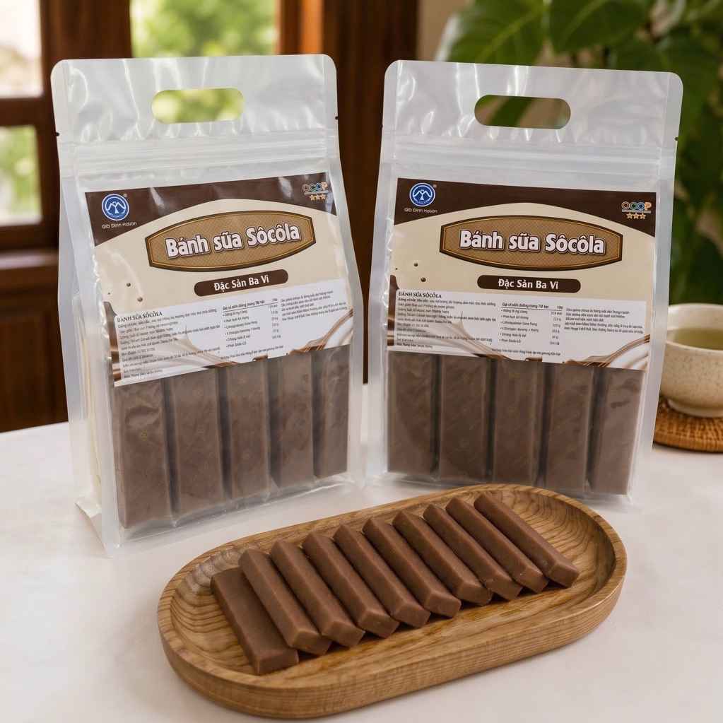 Bánh Sữa vị SOCOLA đặc sản Ba Vì, sữa Ba Vì Nam Oanh. 1kg / 500g