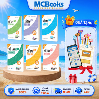 Sách -Sổ tay Toán học + Vật lý + Hóa học +Sinh học+ Ngữ văn + Tiếng Anh - All In One Cấp 3