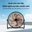 Quạt sàn công nghiệp kích thước lớn nâng cấp cao cấp EXYT, 8 cấp gió, dây dài 3m, dùng cho nhà & cửa hàng