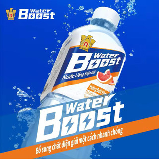 4 Chai Nước Giải Khát Water Boost Cung Cấp Khoáng Chất (555ml/chai)
