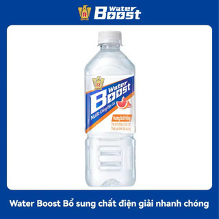 Nước uống điện giải Waterboost hương bưởi hồng(555ml/chai)