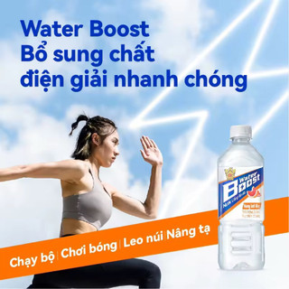 4 Chai Nước Giải Khát Water Boost Cung Cấp Khoáng Chất (555ml/chai)