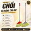 Chổi Quét Nhà Sợi Cước, Chổi Quét Nhà Cán inox, Đầu Lông Cước Mềm Được Làm Tơi Không Lo Rụng