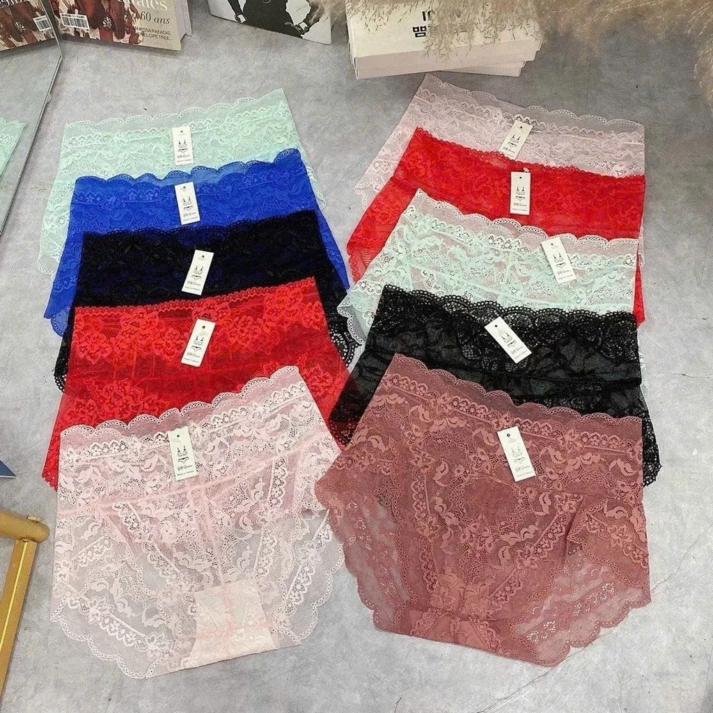 Combo 20 Quần lót nữ R80 ren gen cạp cao, lưng cao che bụng, sexy, quyến rũ, gợi cảm, sịp che khuyết điểm (ảnh thật)