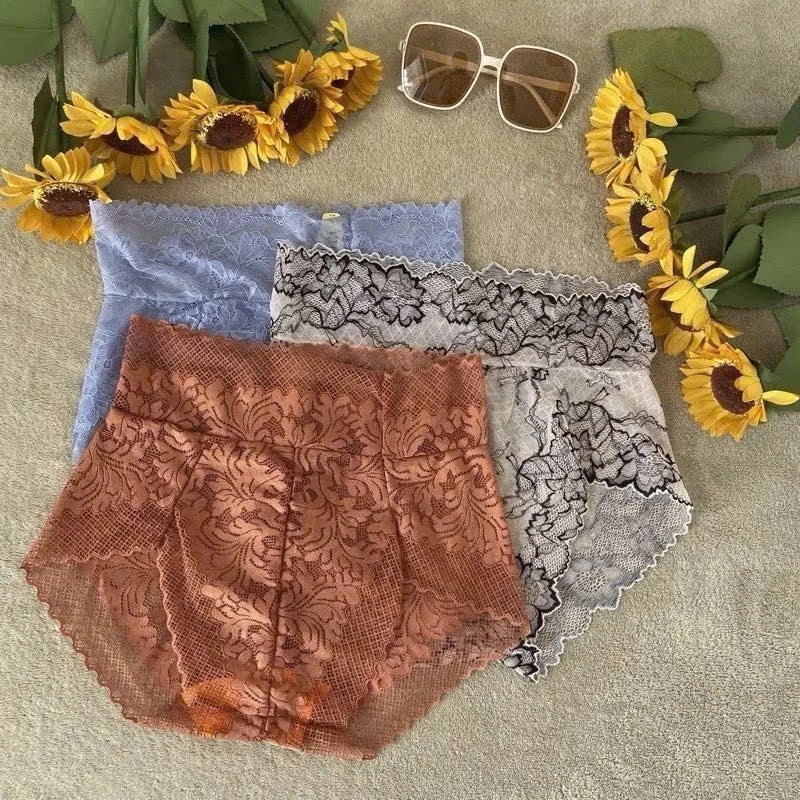 Combo 20 Quần lót nữ R80 ren gen cạp cao, lưng cao che bụng, sexy, quyến rũ, gợi cảm, sịp che khuyết điểm (ảnh thật)