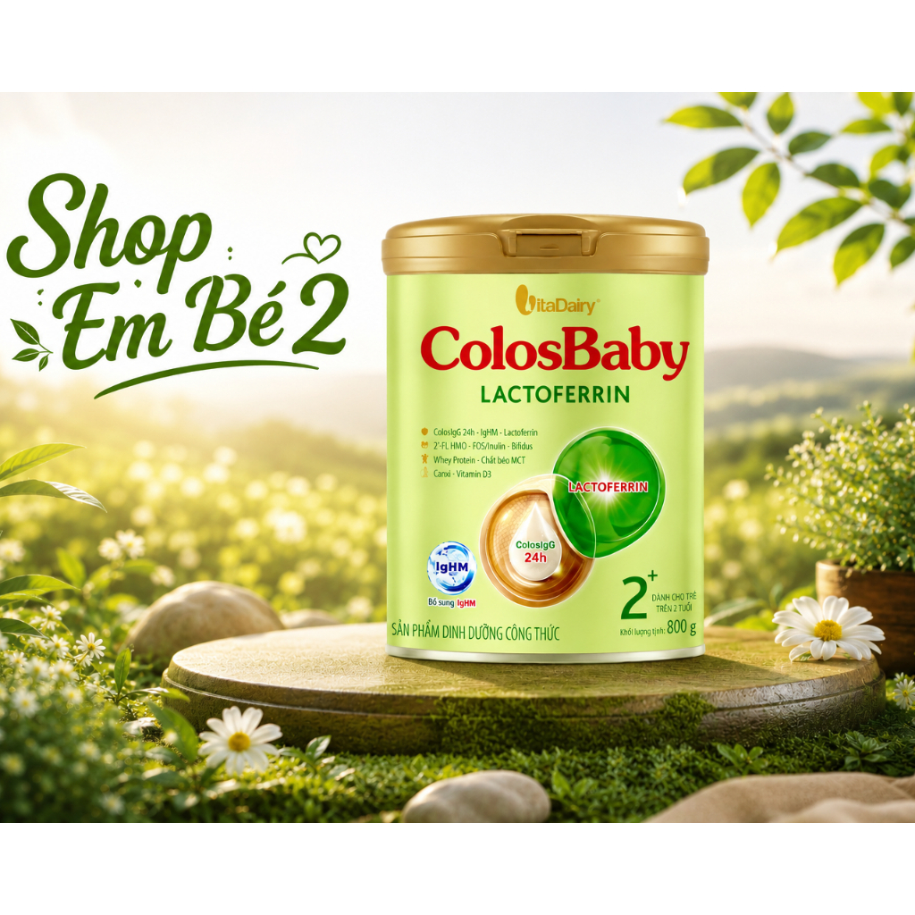 Sữa bột ColosBaby Lactoferrin 800g tăng cường miễn dịch cho trẻ sinh mổ