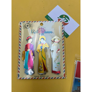 Set 3 Nam châm 3 Áo dài Việt Nam