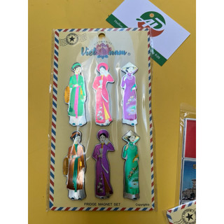 Set 3 Nam châm 3 Áo dài Việt Nam