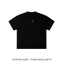 CIRCLE - ÁO THUN XƯỢC LOGO THIÊU - FROM RAGULAR FIT 230GSM - BLACK