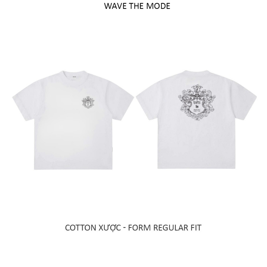 WAVE01 - ÁO THUN XƯỢC - FORM RAGULAR FIT 230GSM