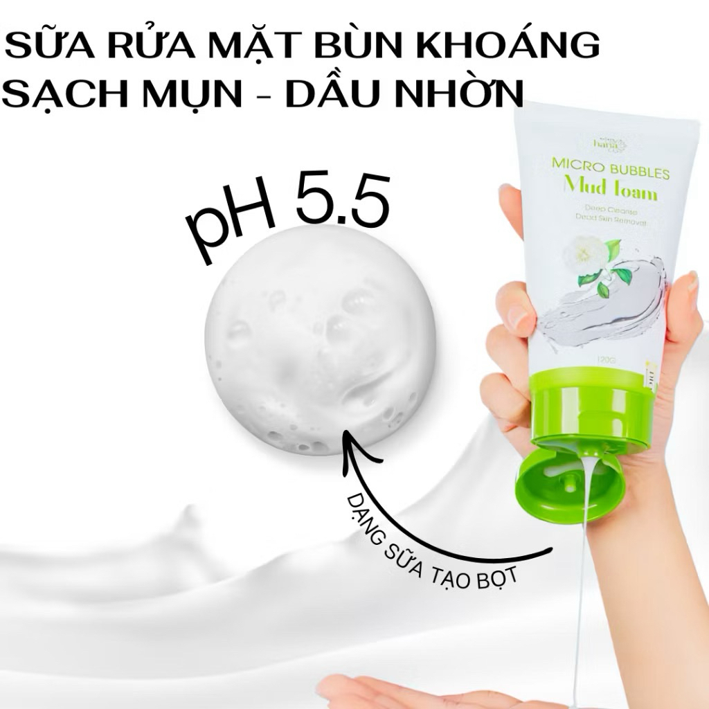 Sữa rửa mặt Hana Riori dành cho da mụn, da dầu và da khô nhạy cảm