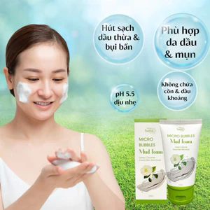 Sữa rửa mặt Hana Riori dành cho da mụn, da dầu và da khô nhạy cảm