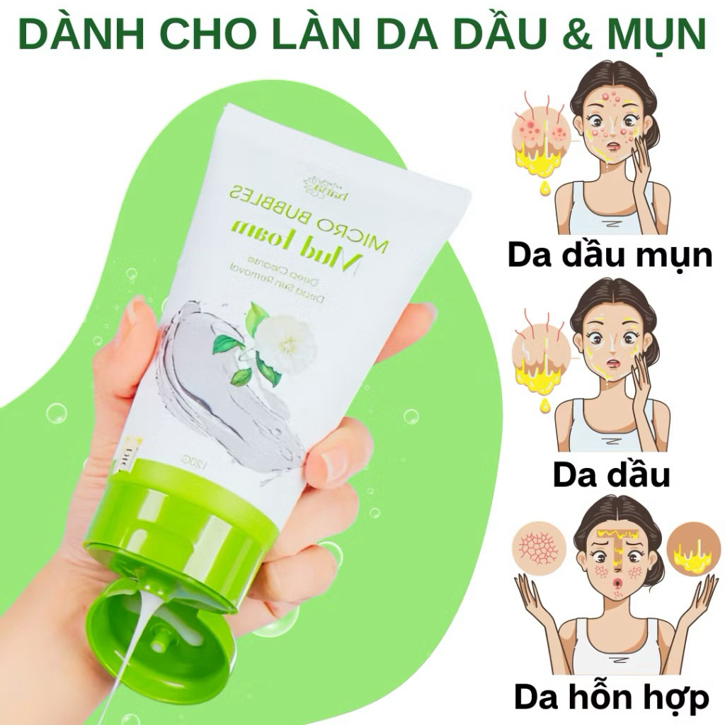 Sữa rửa mặt Hana Riori dành cho da mụn, da dầu và da khô nhạy cảm