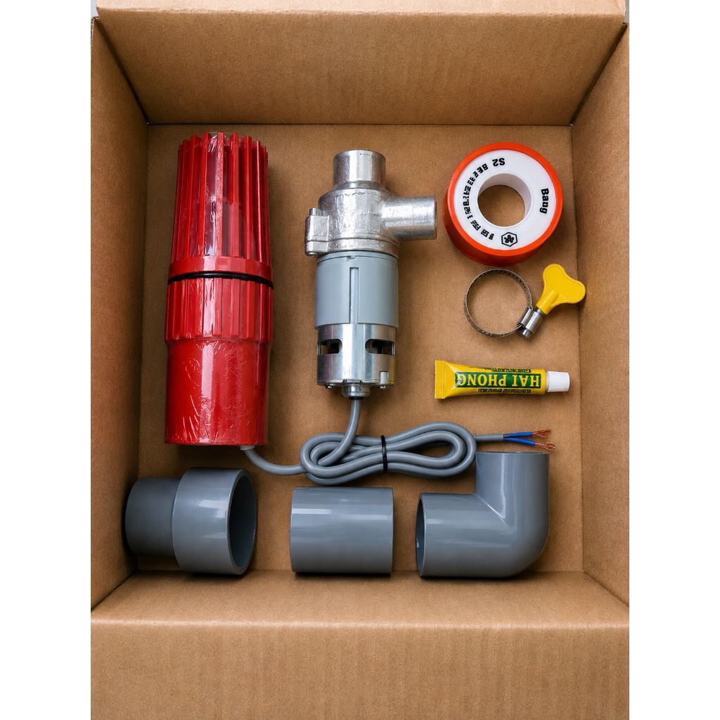 máy bơm nước 12 v thái bình dùng trực tiếp bình acquy , tưới cây.