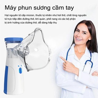 Máy khí dung mini cầm tay cho bé và người lớn, Máy xông mũi họng đa năng giúp vệ sinh mũi họng tại nhà, máy tạo độ ẩm