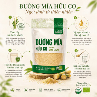 Đường Mía Hữu Cơ Kasib/ C'lavie Organic Cane Sugar vùng trồng tại Lào