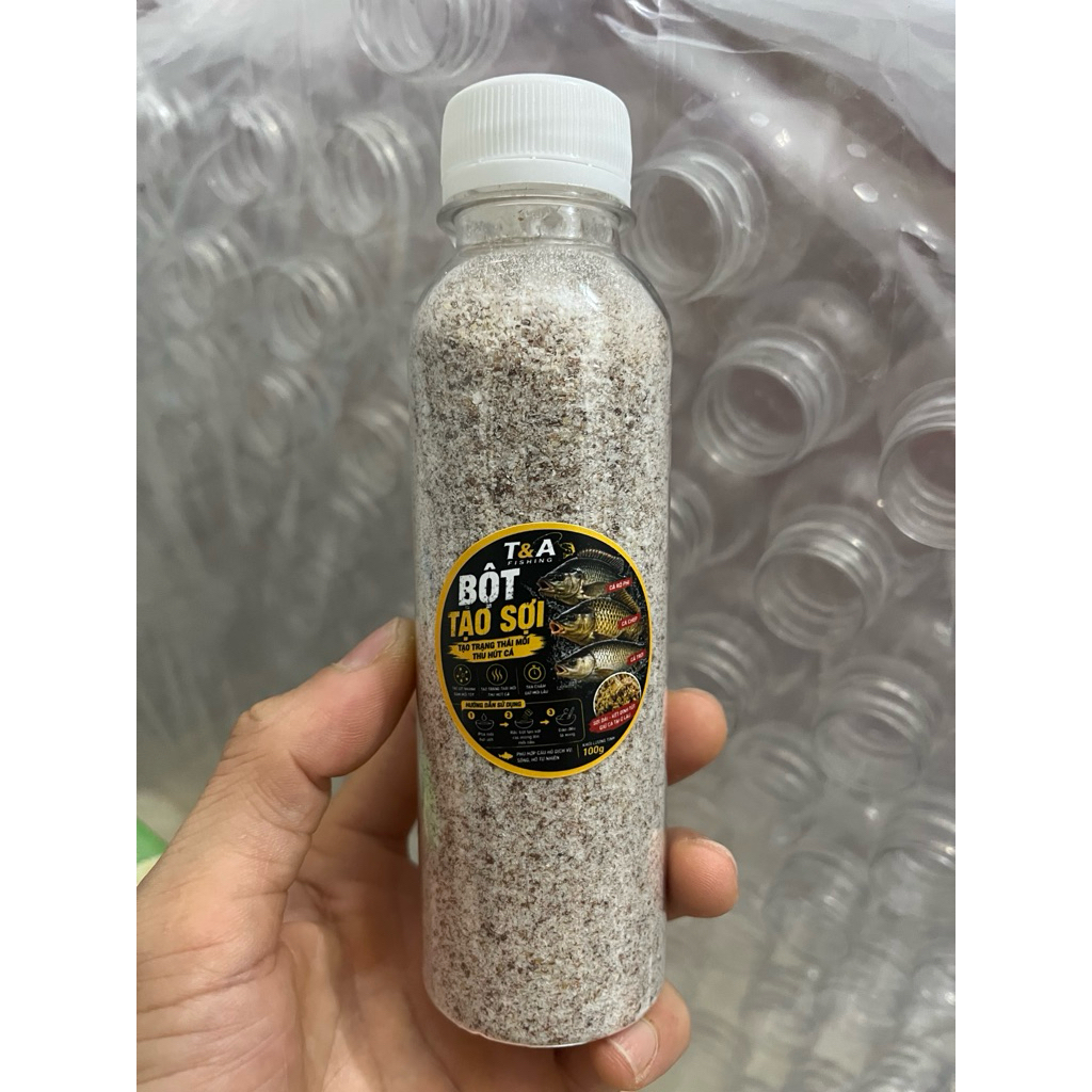 Tơ nhện câu cá T&A Fishing 100g, combo 3 chai tơ nhện 100g dùng làm mồi câu, mồi vuốt hiệu quả