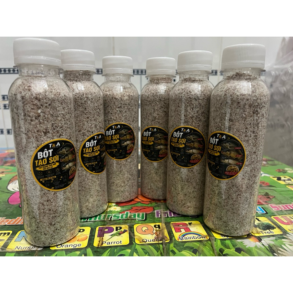 Tơ nhện câu cá T&A Fishing 100g, combo 3 chai tơ nhện 100g dùng làm mồi câu, mồi vuốt hiệu quả