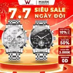 ĐỒNG HỒ NAM OLEVS ĐEO TAY CAO CẤP SIZE 42MM DÂY THÉP KHÔNG GỈ, CHỐNG NƯỚC, CHỐNG GỈ, LỊCH NGÀY ĐÊM - OLE2856 — ảnh 1