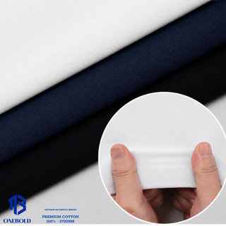 Áo Thun Trơn BOXY Brand ONEBOLD Cotton270Gsm Form Rộng, Áo Phông Dễ Phối Đồ Phong Cách Basic - OB022