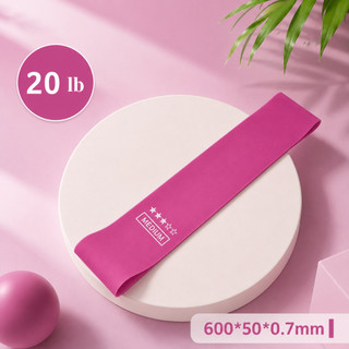 Bộ 5 dây kháng lực tập Yoga SFIT PRETTY dành cho nữ, tập CrossFit, Pilates, tập mông, tập chân tay, toàn thân