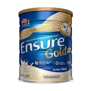 [DATE T10.2027] Sữa Bột Ensure Úc Hương Vani 850g - Dinh Dưỡng Giúp Phục Hồi Sức Khỏe Người Lớn Tuổi